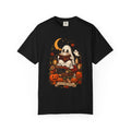 Halloween Ghost Reading T-Shirt — Cute Spooky Pumpkin & Bats Tee