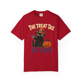The Treat Tax Is Due Halloween Cat T-Shirt