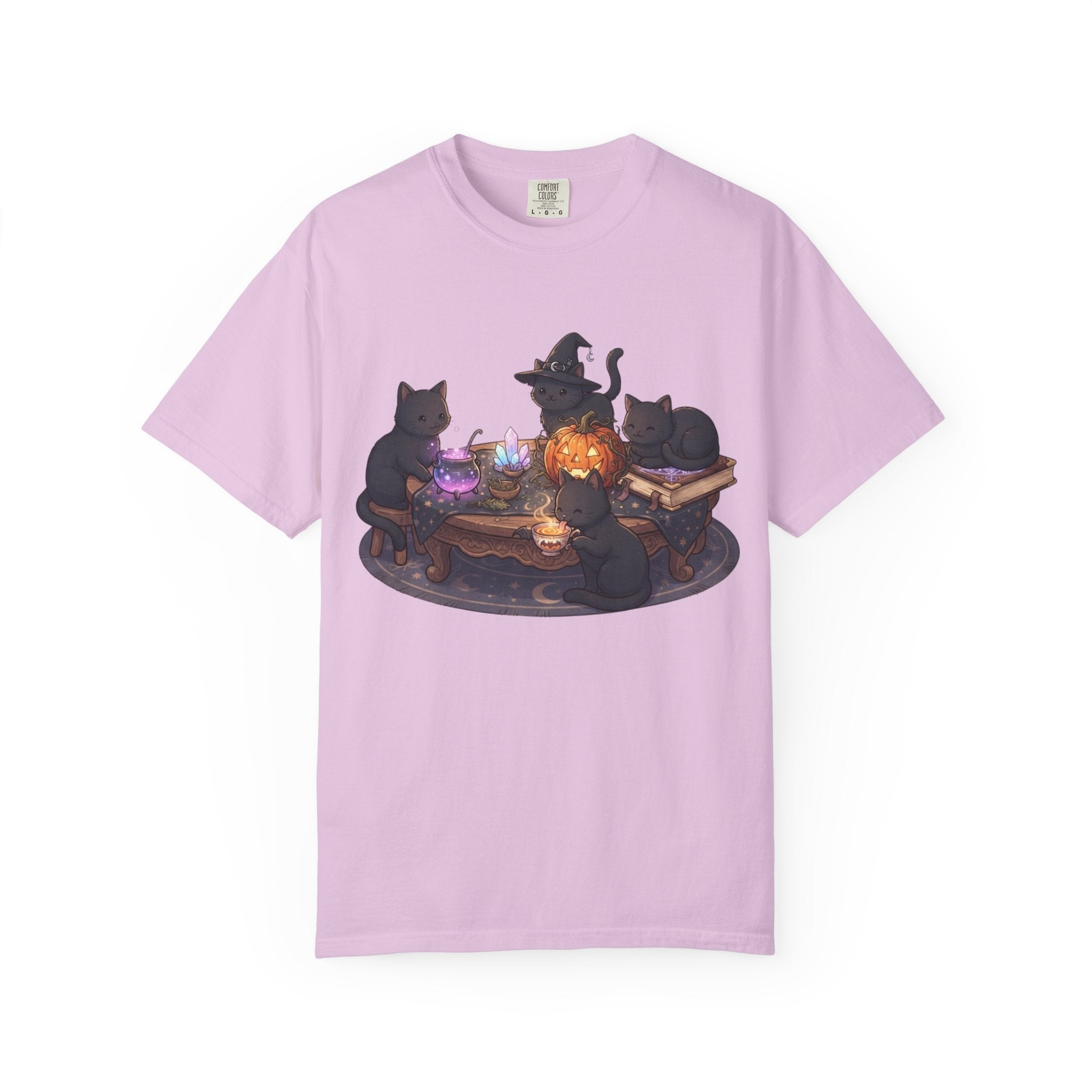 Witch Cats Potion T-Shirt — Halloween Black Cat Magic Tee