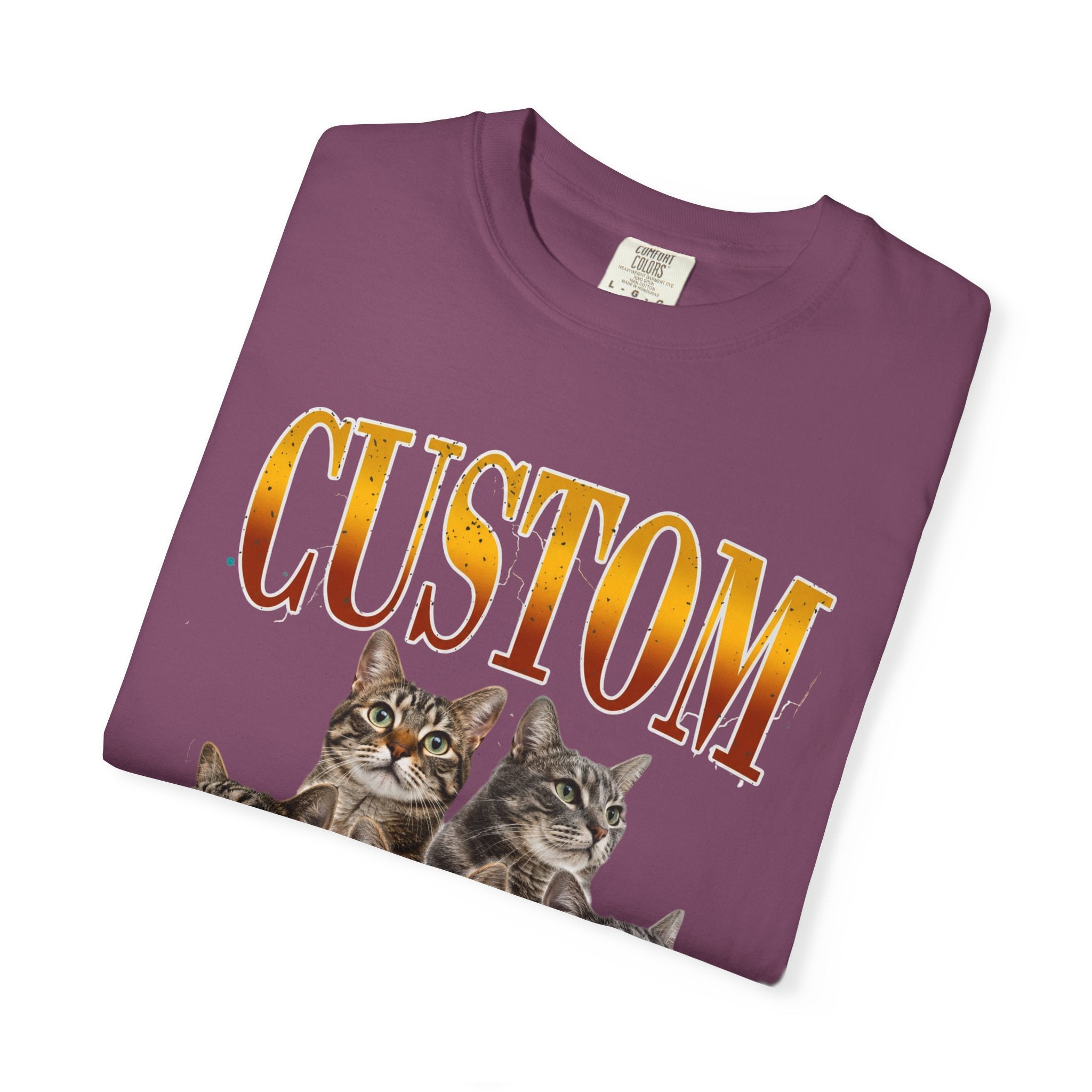 Custom T-shirt | Vintage Cat T-Shirt, Crazy Cat Lady Tee, Cat Mom Gift, Cat Dad Gift, Cat Lover Gift for Cat People