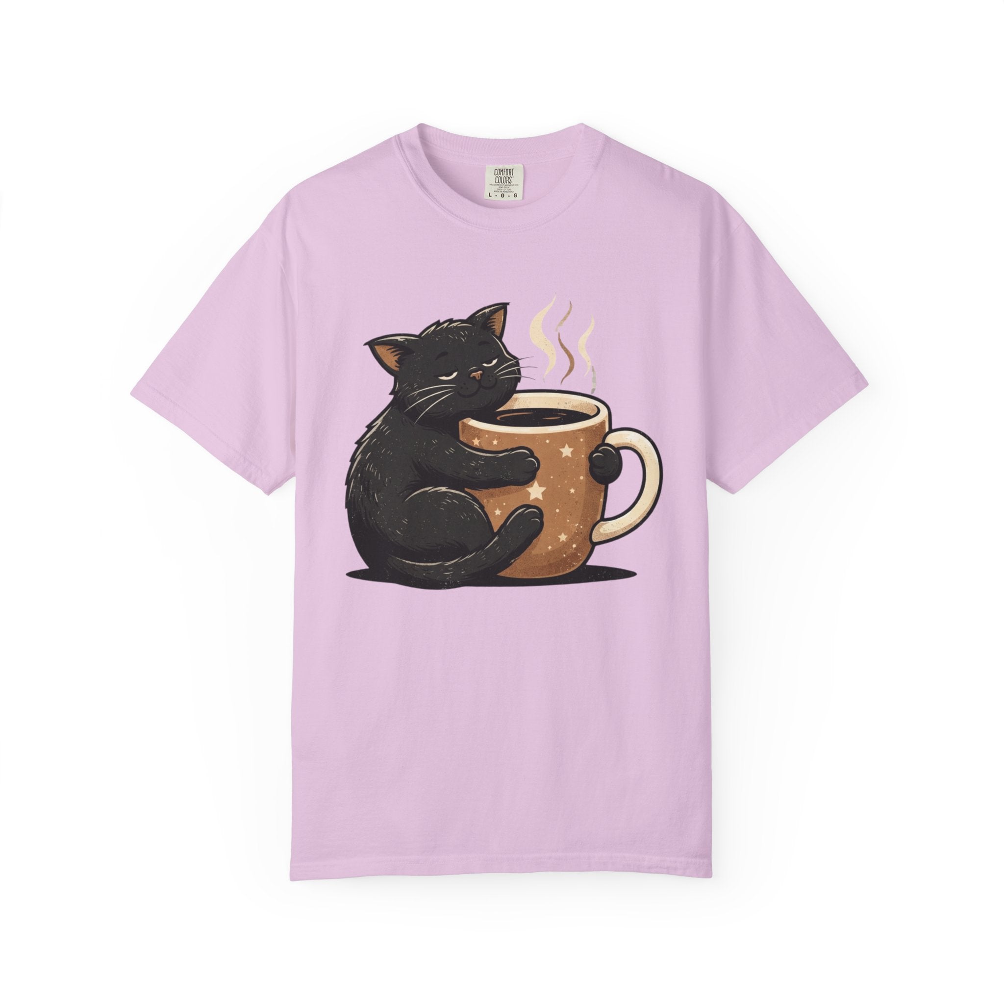 Cat Hugging Coffee Mug T-Shirt