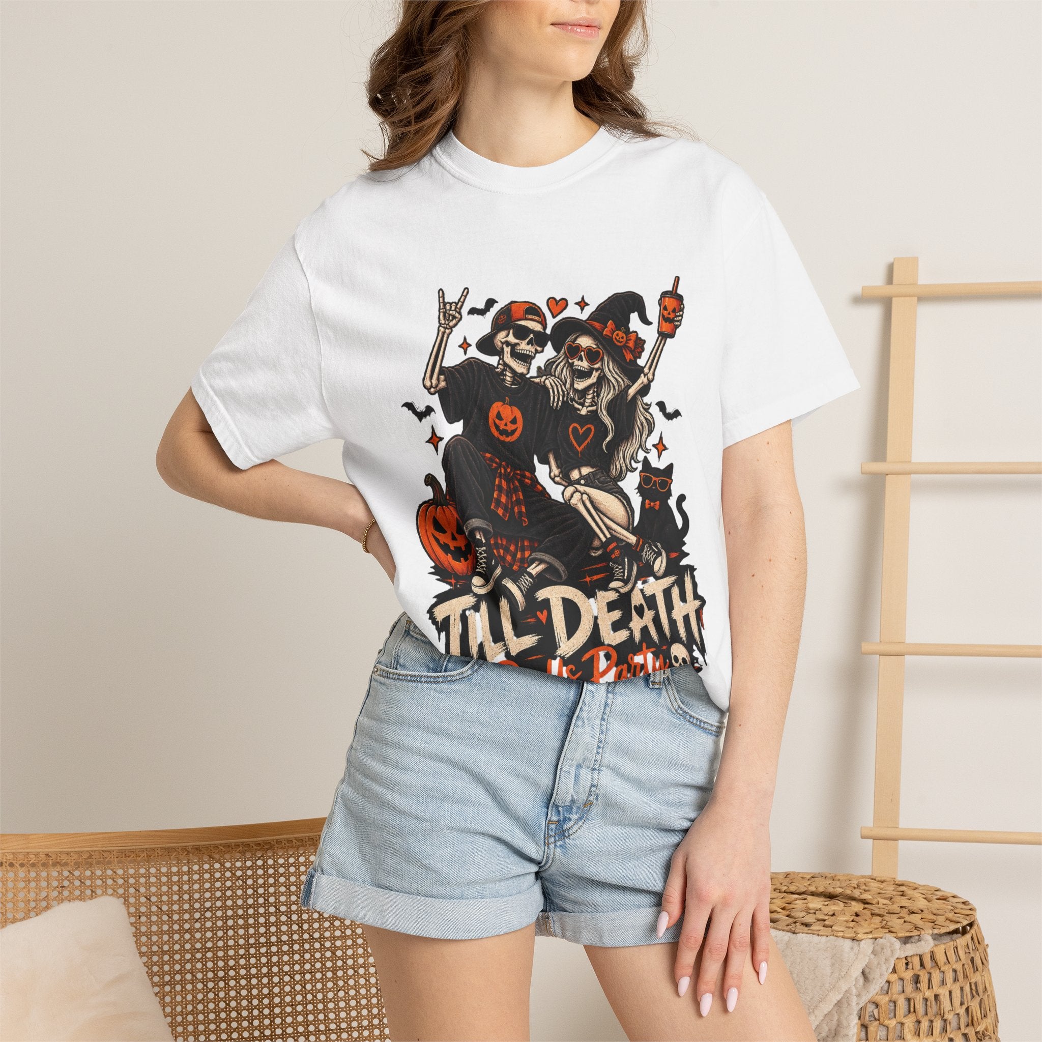 Halloween ‘Till Death Do Us Party’ T-Shirt