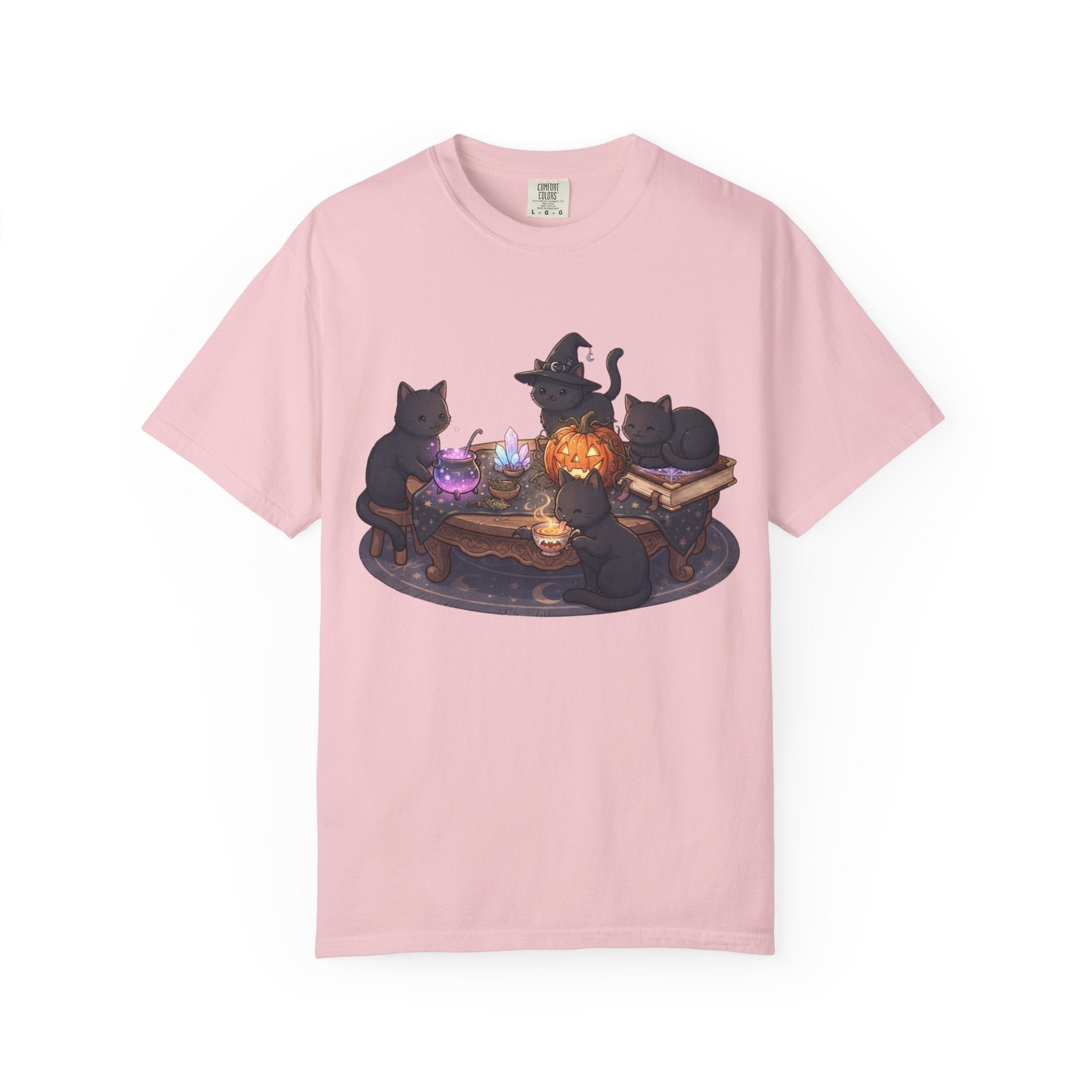 Witch Cats Potion T-Shirt — Halloween Black Cat Magic Tee