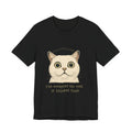 Funny cat Halloween T-shirt with 'I've accepted the void' text, perfect for cat lovers and spooky gifts.