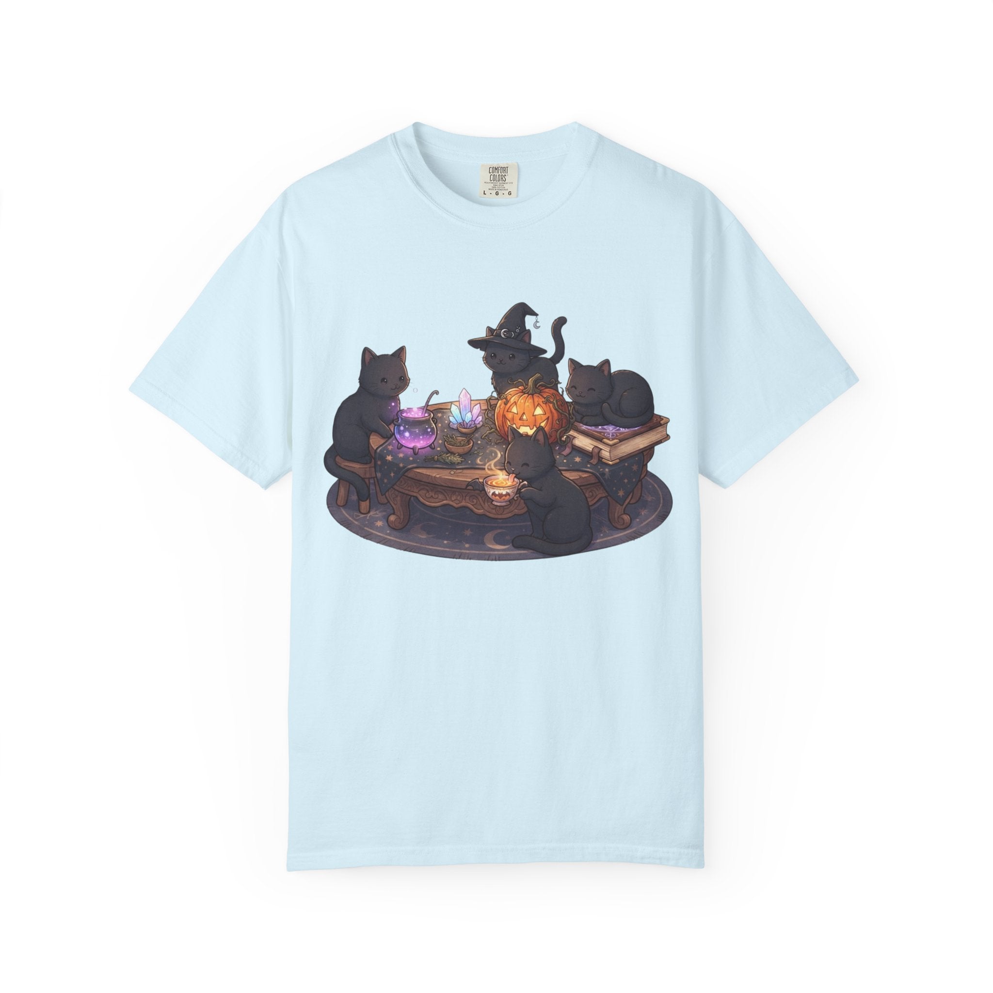 Witch Cats Potion T-Shirt — Halloween Black Cat Magic Tee