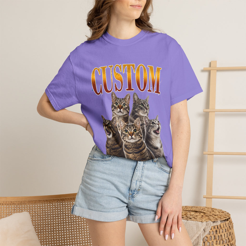 Custom T-shirt | Vintage Cat T-Shirt, Crazy Cat Lady Tee, Cat Mom Gift, Cat Dad Gift, Cat Lover Gift for Cat People