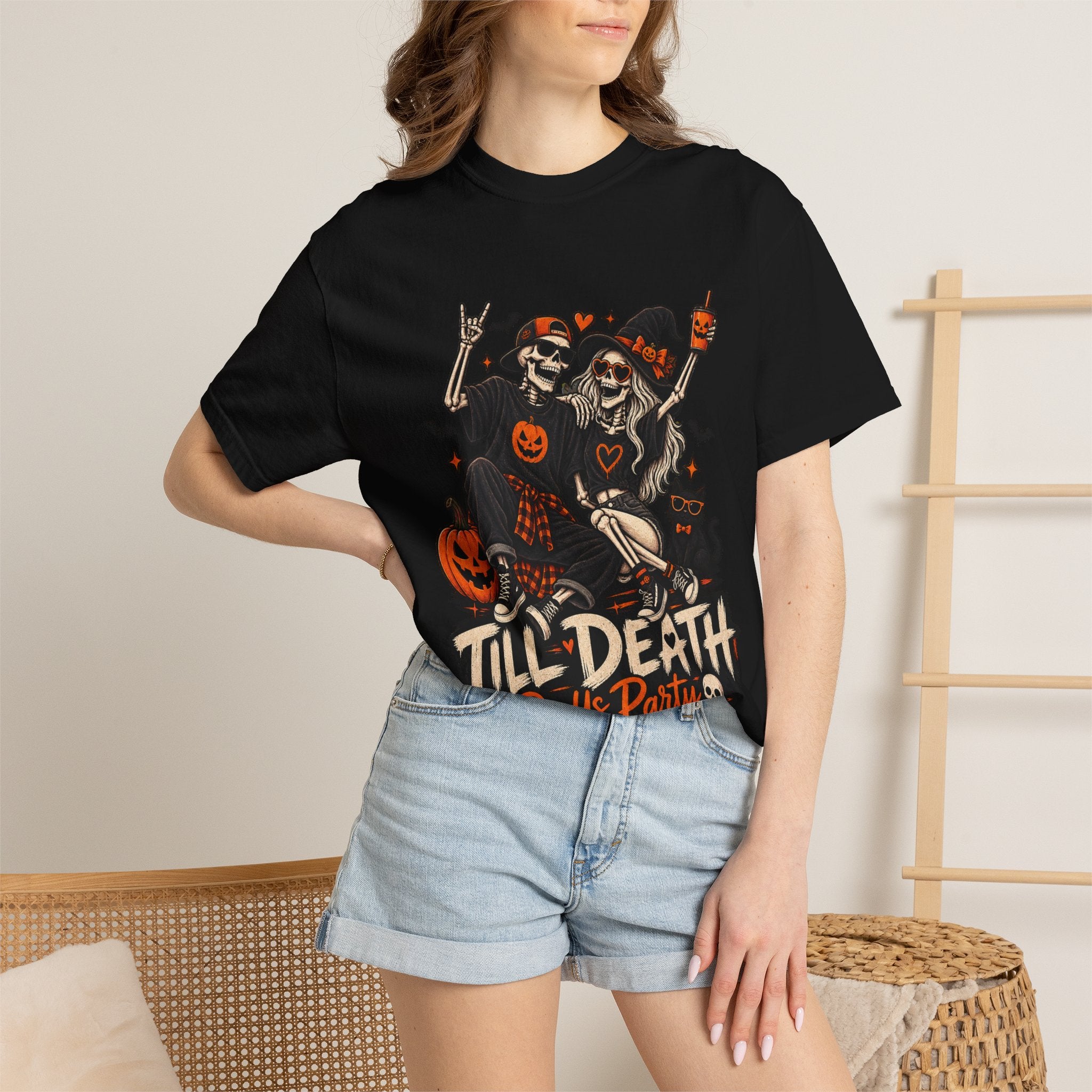 Halloween ‘Till Death Do Us Party’ T-Shirt