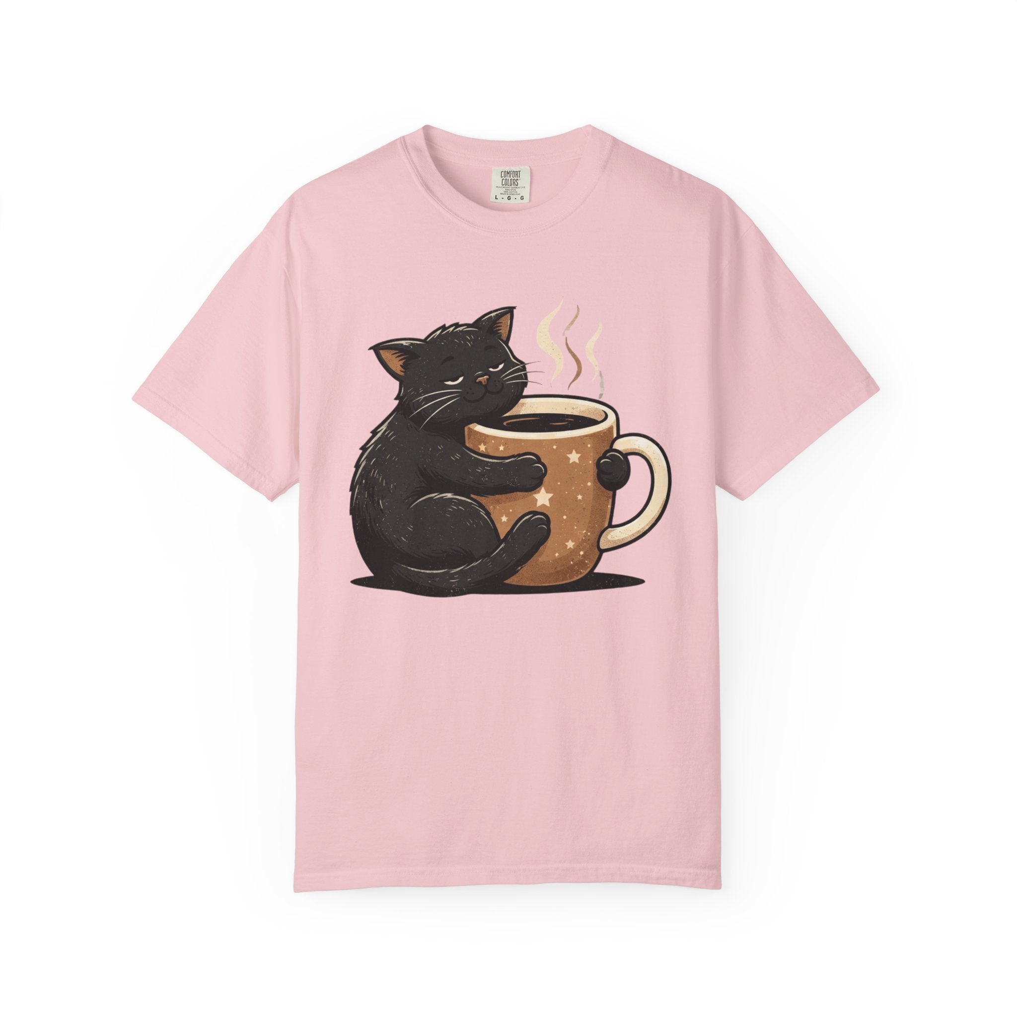 Cat Hugging Coffee Mug T-Shirt