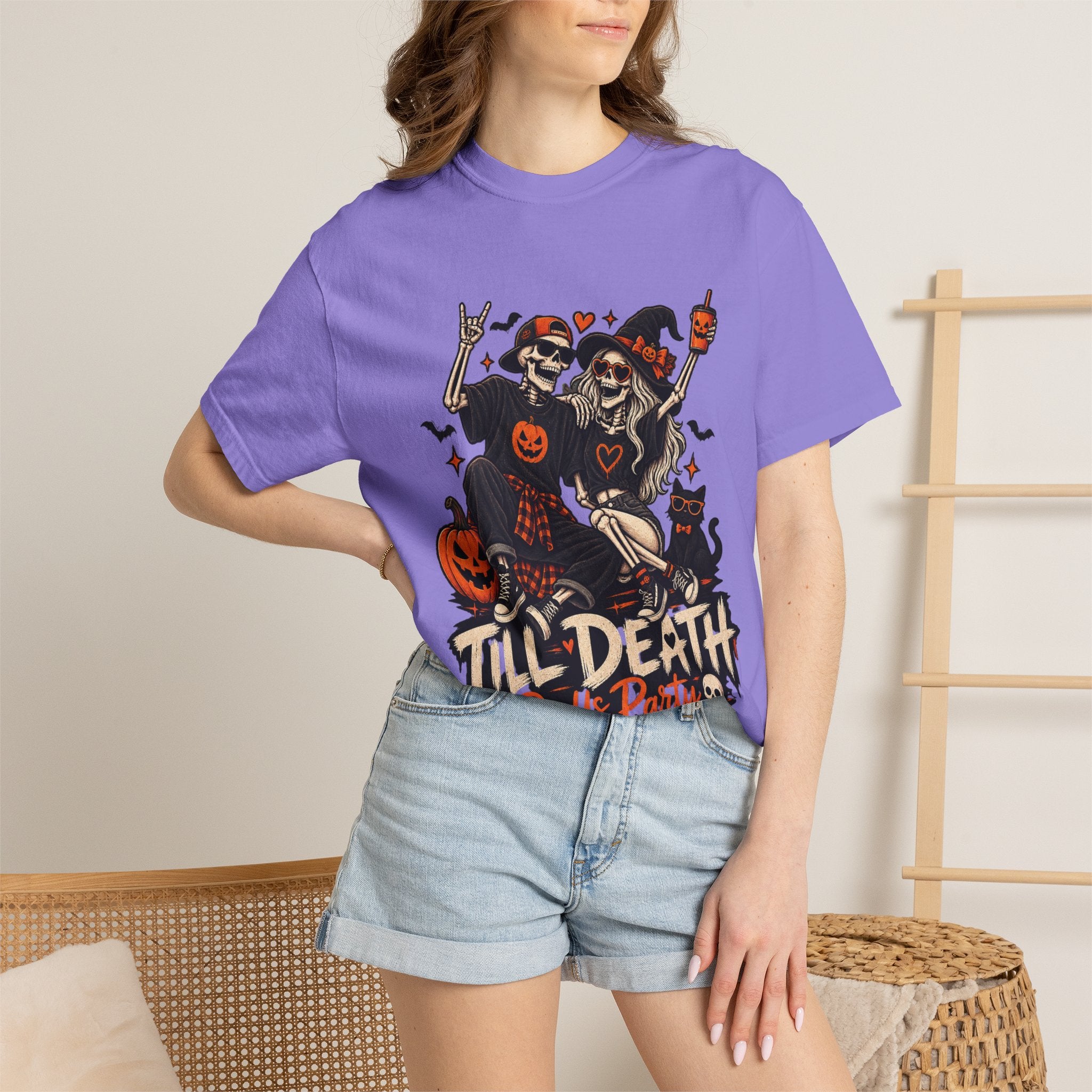Halloween ‘Till Death Do Us Party’ T-Shirt