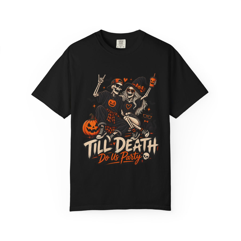 Halloween ‘Till Death Do Us Party’ T-Shirt